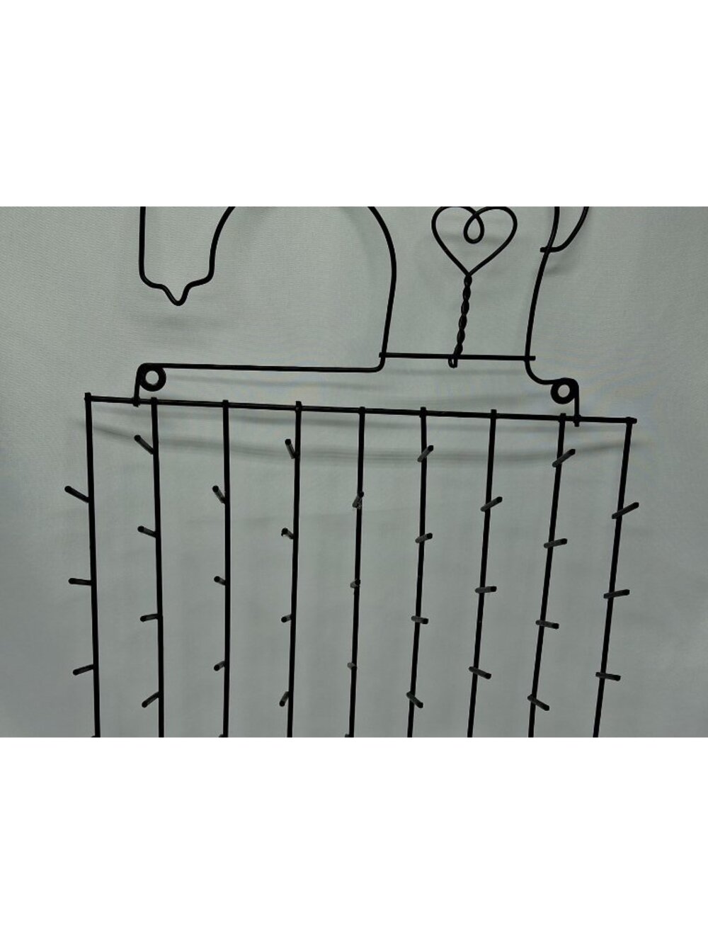 Cute Kitschy Thread Sewing Machine Shaped Spool Holder Black Wire Rack, 63 spool - Picture 3 of 7